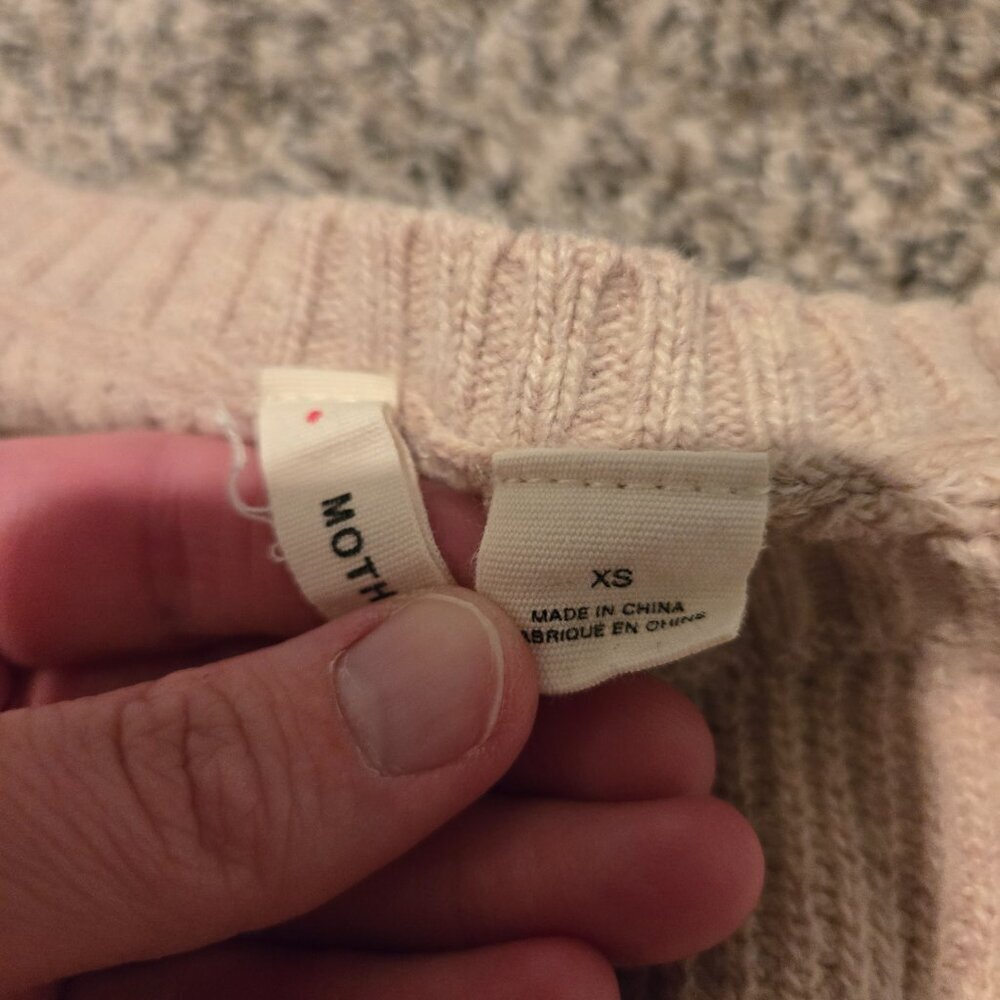 Moth Anthropologie Pasadena Side Split Sweater Dr… - image 2